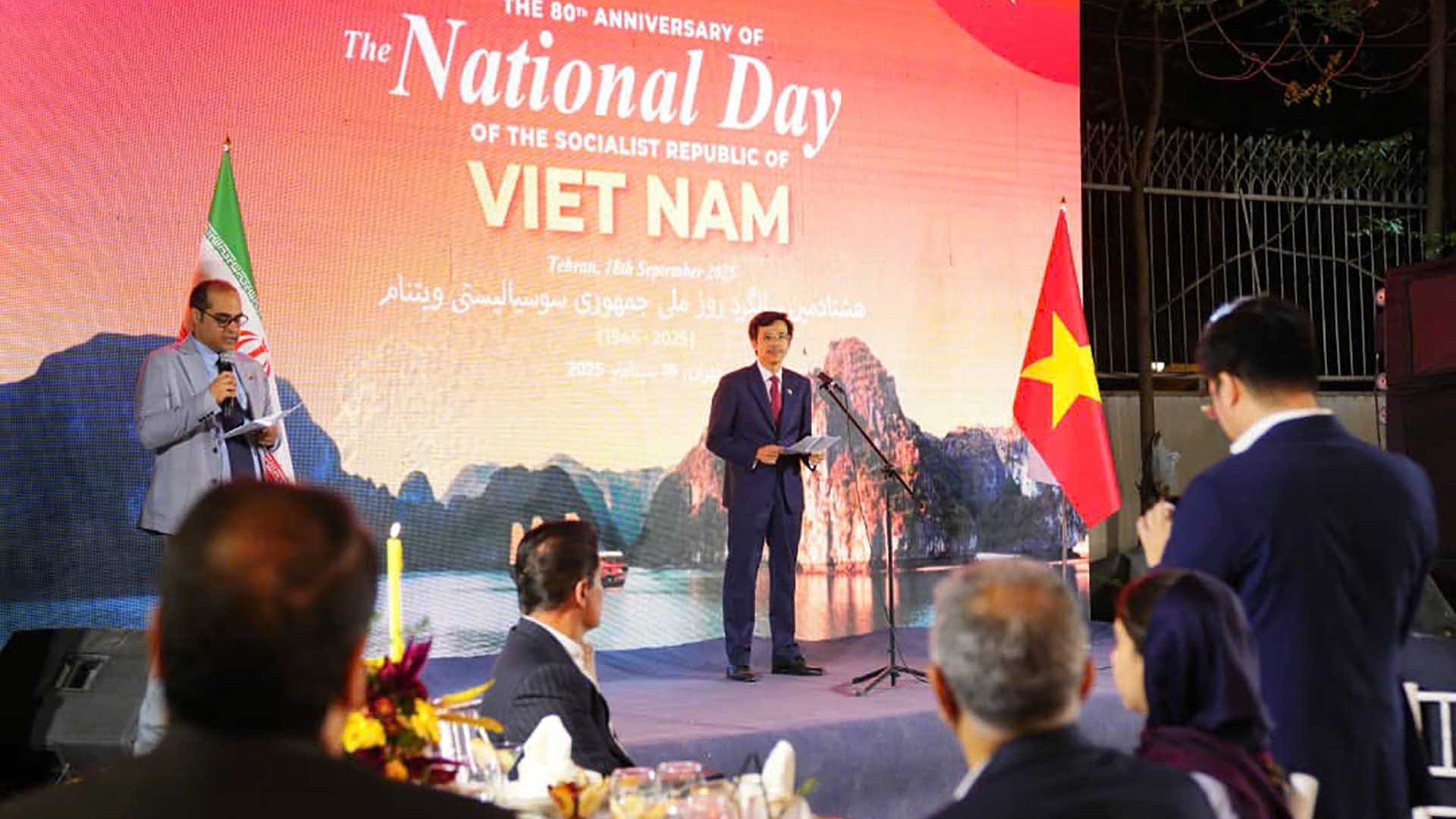 Đại sứ quán Việt Nam tại Iran long trọng kỷ niệm 80 năm Quốc khánh 2/9