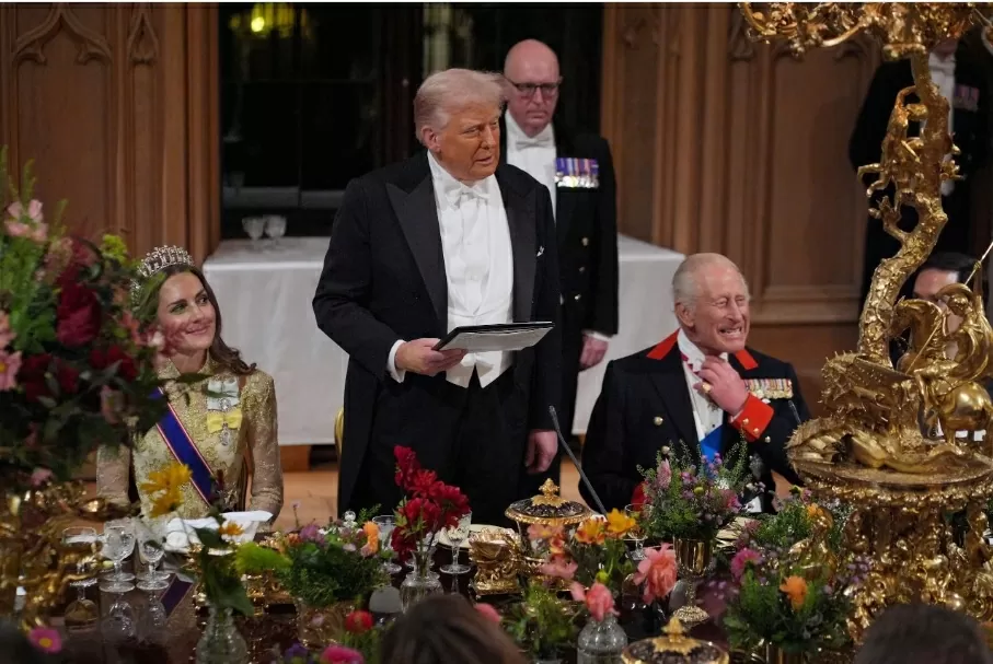 Hoàng gia Anh thể hiện ngoại giao ẩm thực qua tiệc chiêu đãi Tổng thống Trump