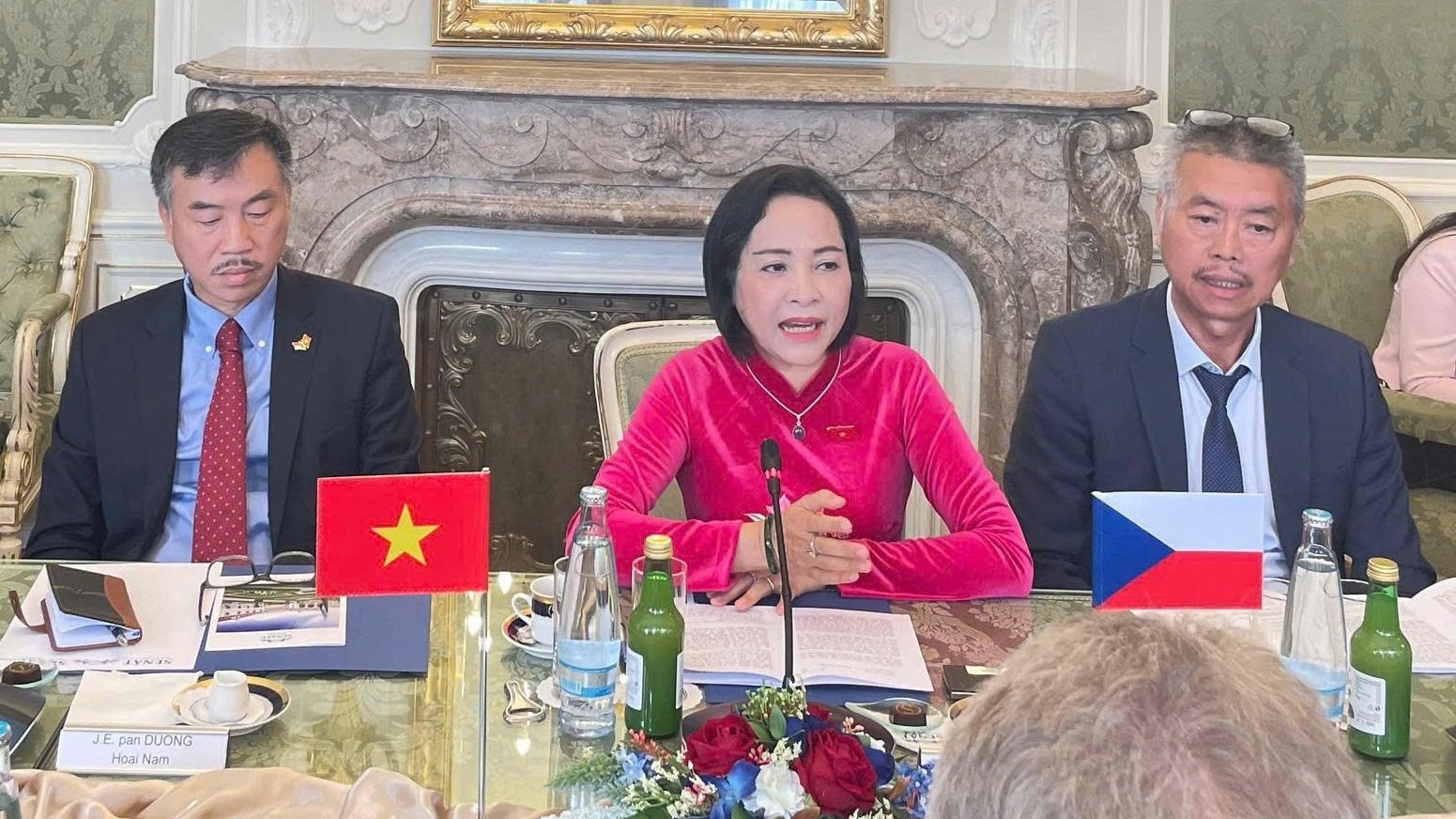 pho chu tich quoc hoi nguyen thi thanh tham lam viec tai cong hoa czech