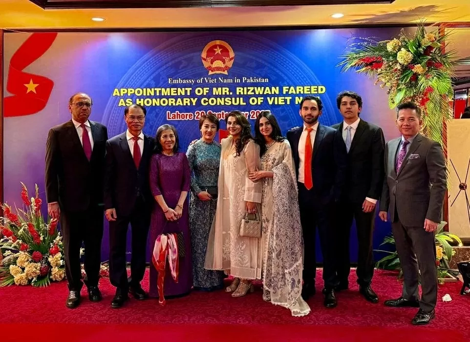 Bổ nhiệm Lãnh sự danh dự Việt Nam tại Lahore, Pakistan