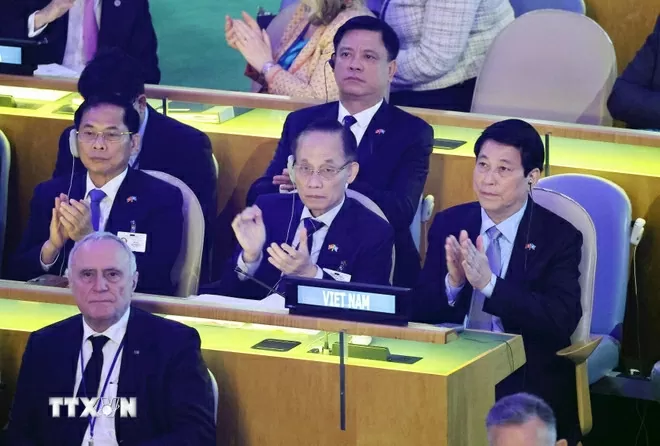 Chủ tịch nước Lương Cường dự Lễ kỷ niệm 80 năm thành lập Liên hợp quốc