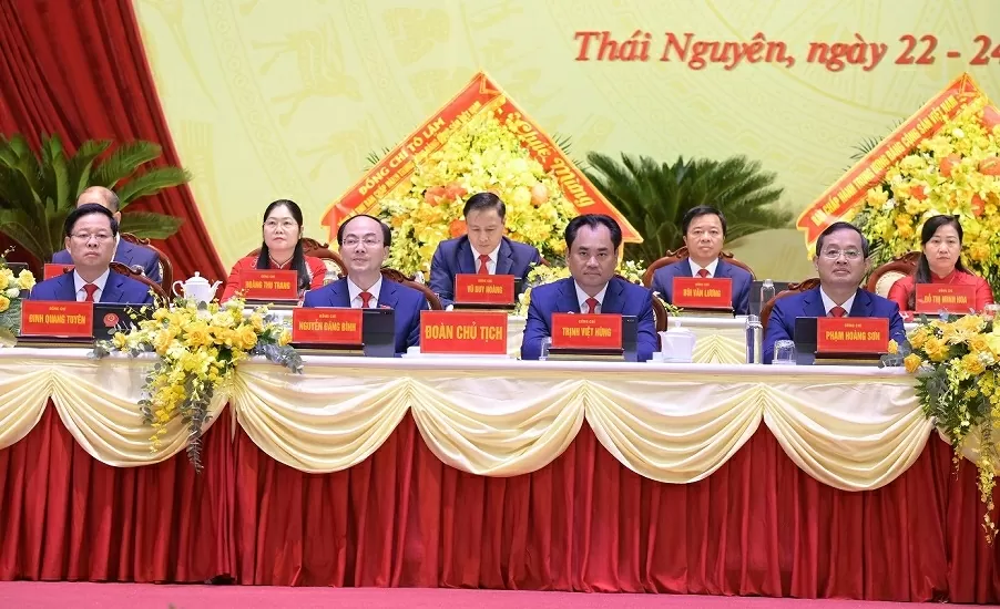 Khai mạc Đại hội đại biểu Đảng bộ tỉnh Thái Nguyên lần thứ I