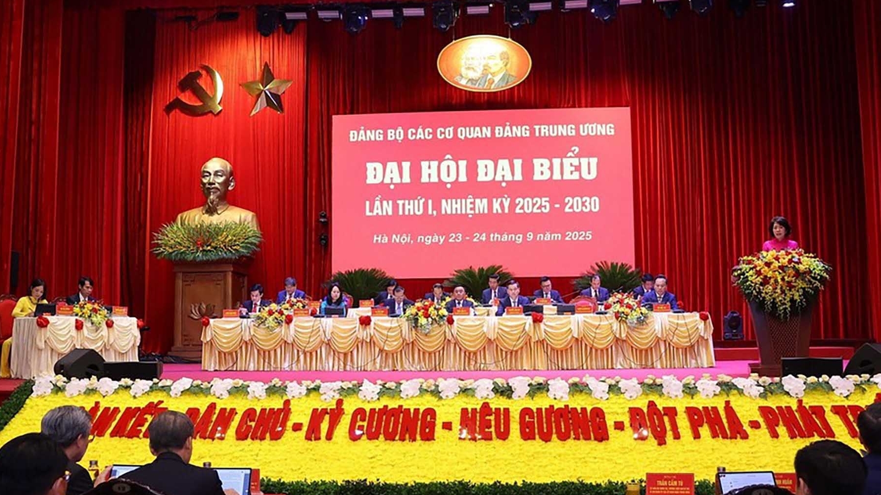 Khai mạc phiên trù bị Đại hội đại biểu Đảng bộ các cơ quan Đảng Trung ương lần thứ I