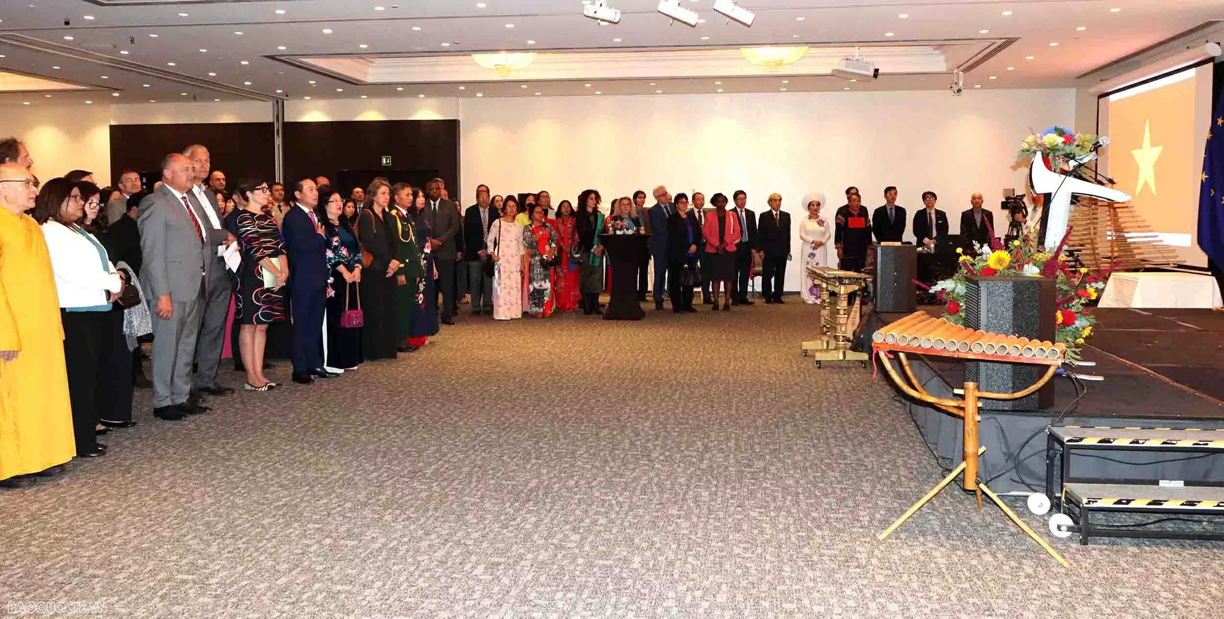 Đại sứ quán Việt Nam tại Bỉ tổ chức trọng thể Lễ kỷ niệm 80 năm Quốc khánh 2/9