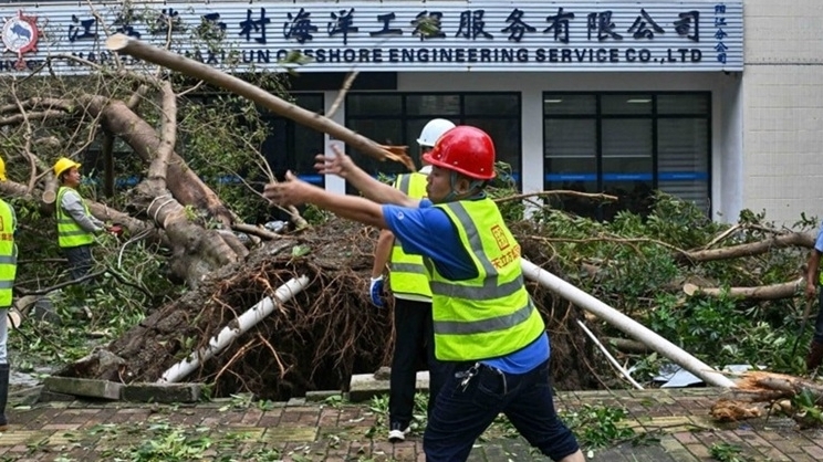 Trung Quốc: Tỉnh Quảng Đông khẩn trương khắc phục hậu quả sau bão Ragasa