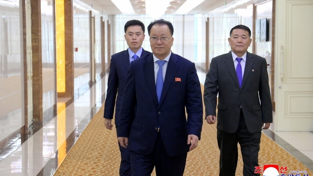 lan dau tien sau 6 nam trieu tien cu phai doan cap cao toi du dai hoi dong lhq