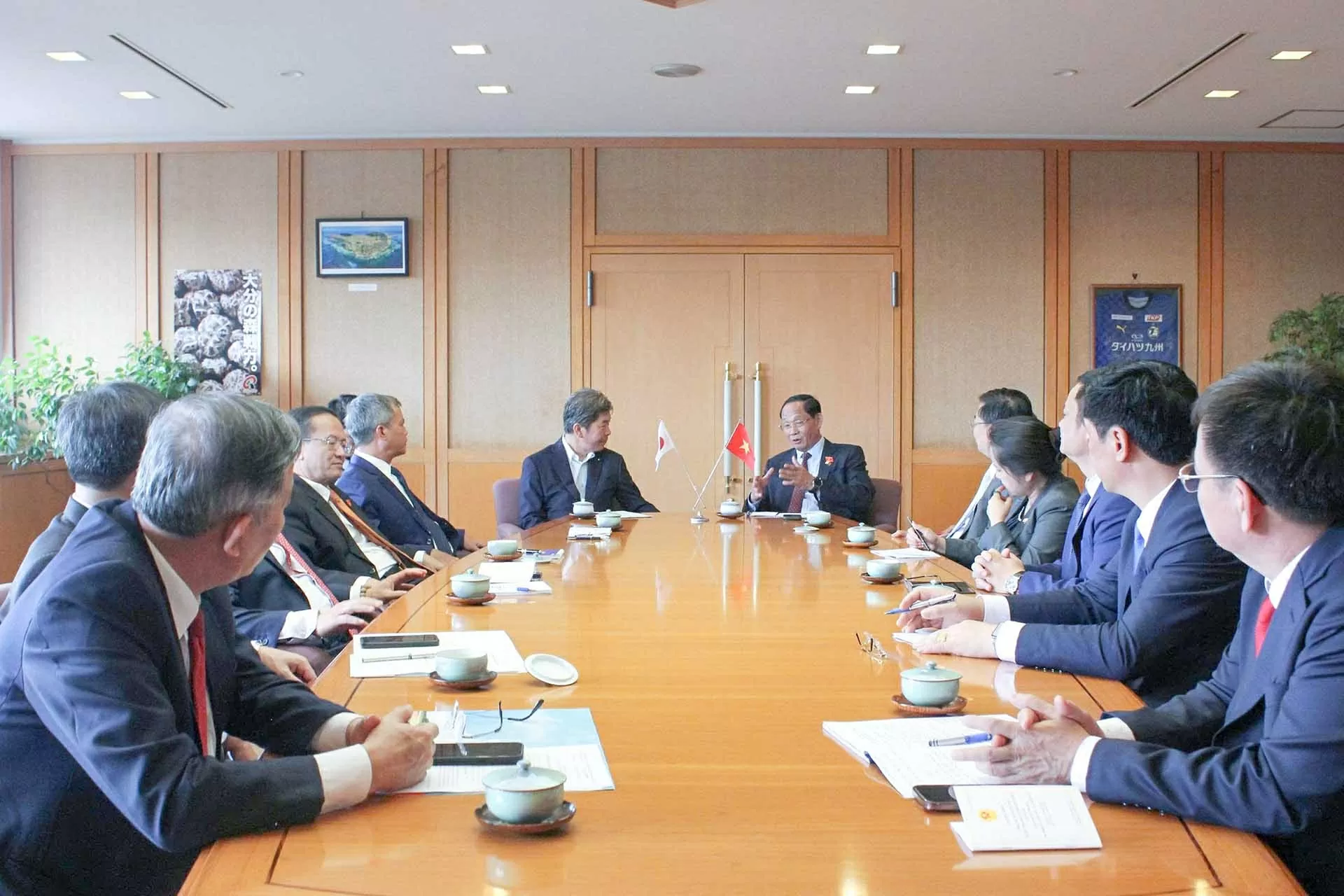 Thúc đẩy hợp tác giữa tỉnh Oita và các địa phương của Việt Nam trong các lĩnh vực nông nghiệp công nghệ cao, du lịch, nghỉ dưỡng