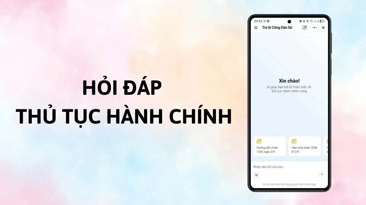 Cách tra cứu thủ tục hành chính trên Zalo bằng AI hiệu quả