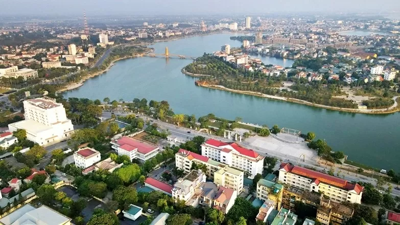 Khu vực trung tâm tỉnh Phú Thọ. (Ảnh: Phương Thanh)