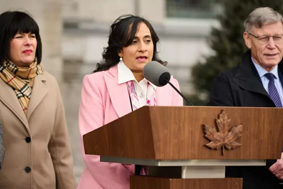 Ngoại trưởng Canada Anita Anand. (Nguồn: Bloomberg) Ngoại trưởng Canada Anita Anand. (Nguồn: Bloomberg)
