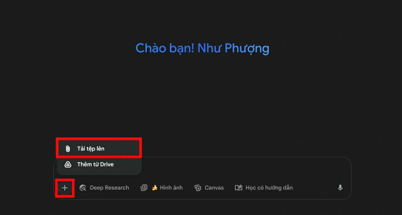 Nhấn vào biểu tượng dấu “+” Nhấn vào biểu tượng dấu “+”