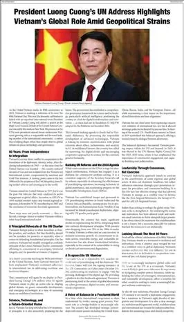 Việt Nam khẳng định vị thế mới trên trường quốc tế qua UNGA 80