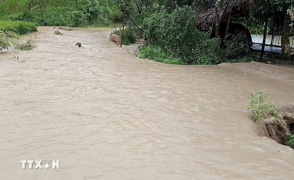 Hình ảnh lũ ở Sơn La Hình ảnh lũ ở Sơn La