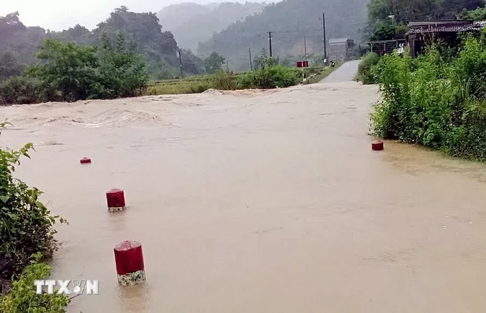 Hình ảnh lũ ở Sơn La