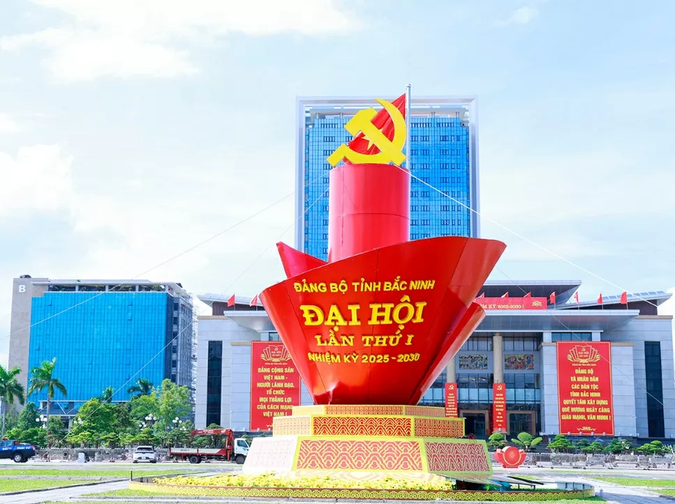 Đại hội đại biểu Đảng bộ tỉnh Bắc Ninh diễn ra trong 2 ngày (từ 29/9 đến 30/9). (Nguồn: Báo Đầu tư)