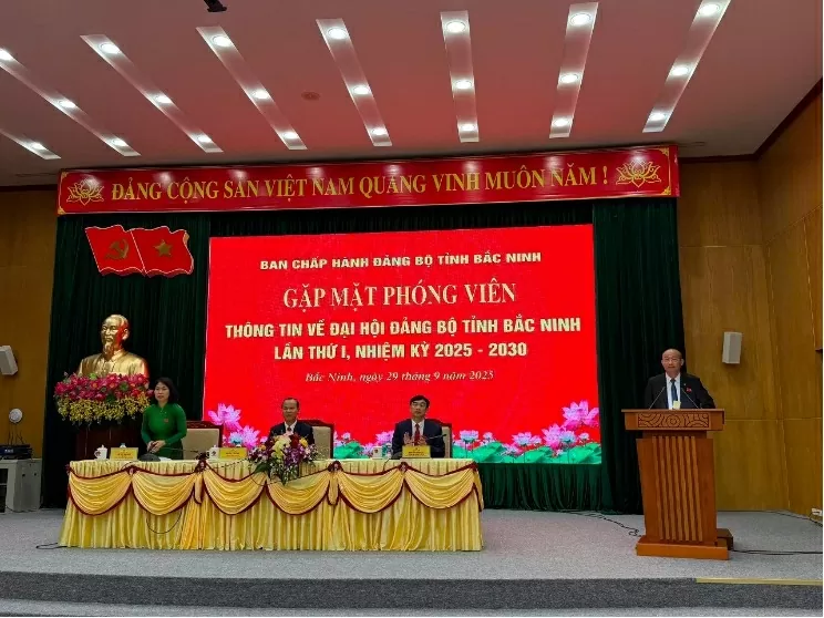 Tiến hành phiên trù bị Đại hội đại biểu Đảng bộ tỉnh Bắc Ninh lần thứ I, nhiệm kỳ 2025-2030