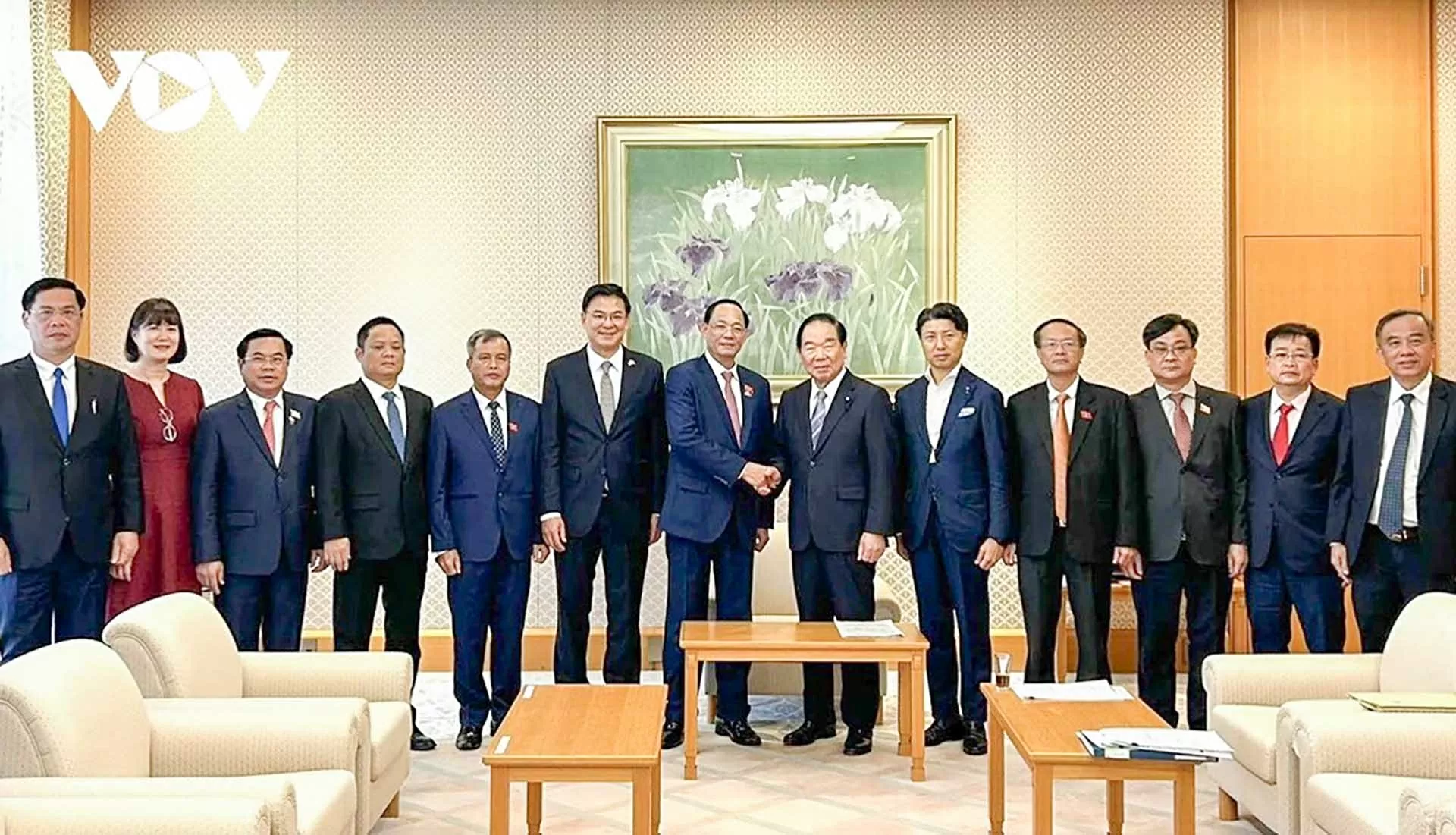 Phó Chủ tịch Quốc hội Trần Quang Phương hội kiến Chủ tịch Hạ viện, hội đàm với Phó Chủ tịch Thượng viện Nhật Bản