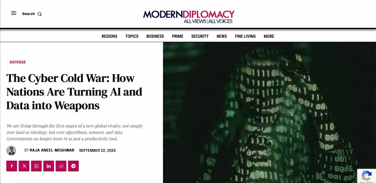 Chiến tranh Lạnh trên không gian mạng: Khi vũ khí là AI và dữ liệu