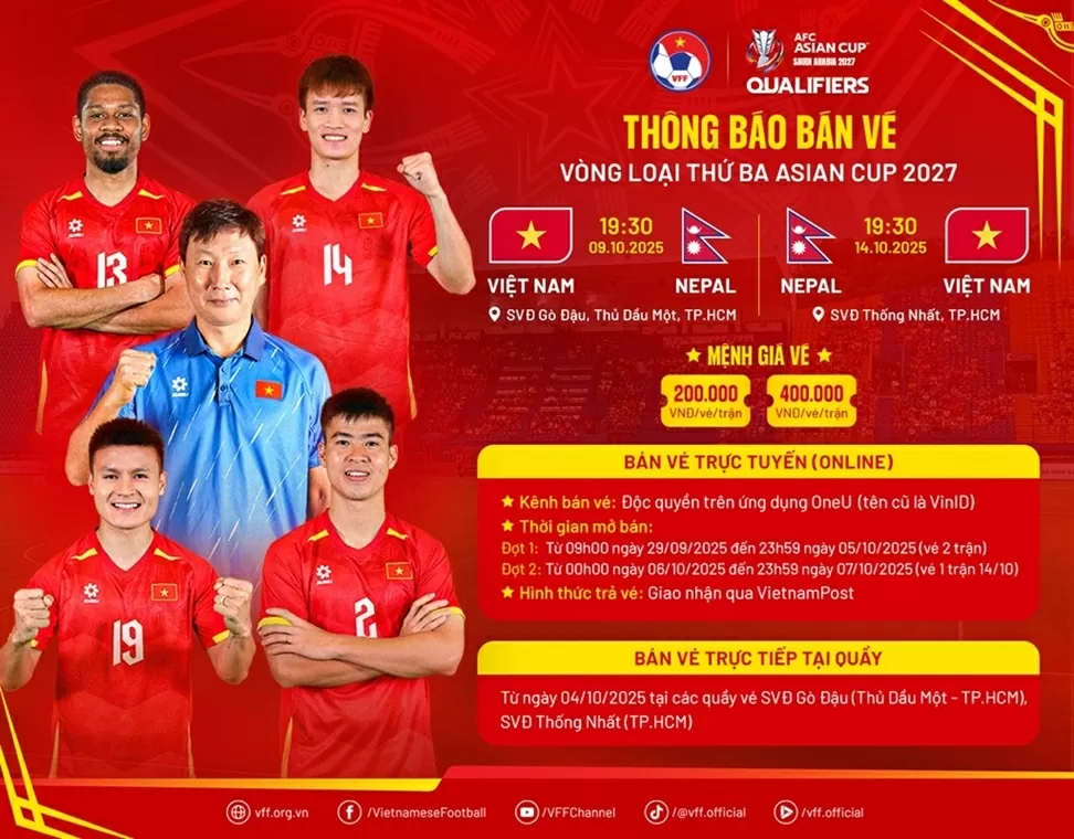 Đội tuyển Việt Nam triệu tập: Thủ môn Văn Lâm bất ngờ tái xuất