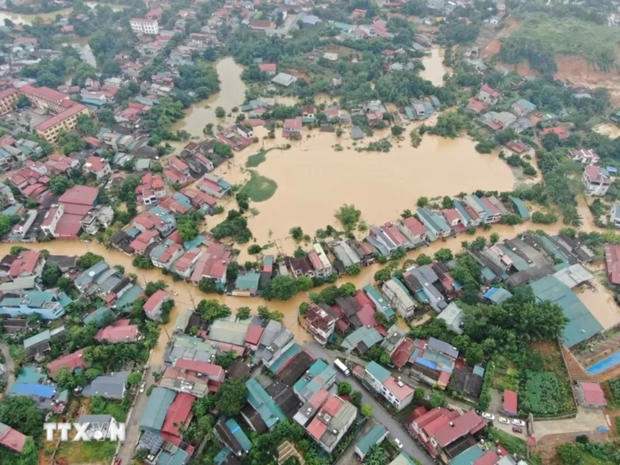 Cận cảnh nhiều nơi ở Lào Cai ngập lụt