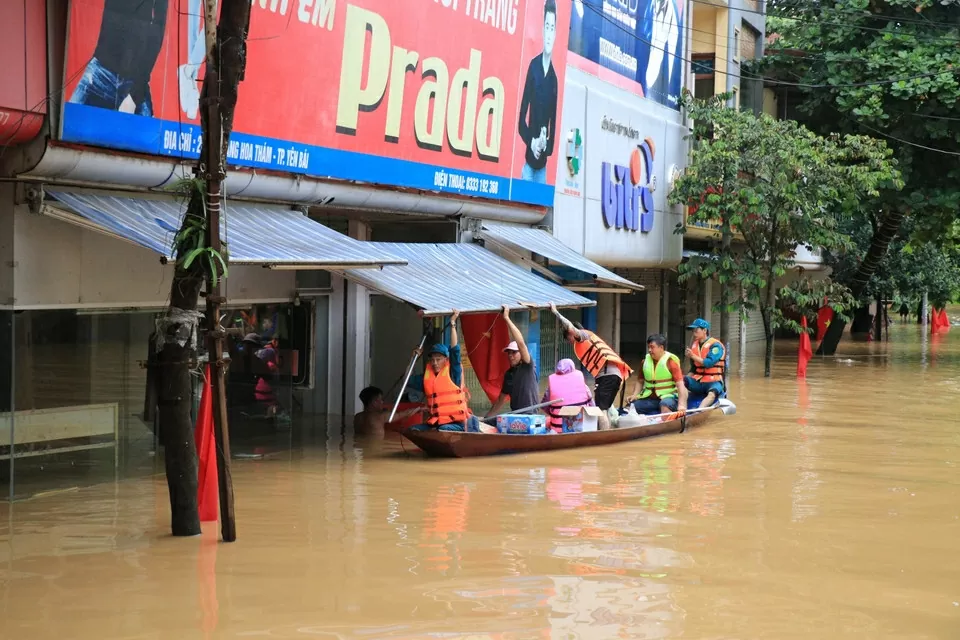 Cận cảnh nhiều nơi ở Lào Cai ngập lụt