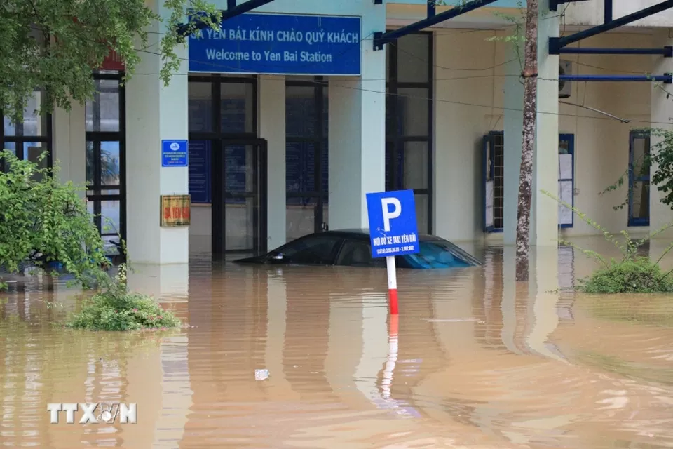 Cận cảnh nhiều nơi ở Lào Cai ngập lụt