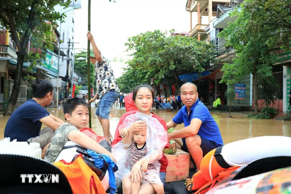 Cận cảnh nhiều nơi ở Lào Cai ngập lụt