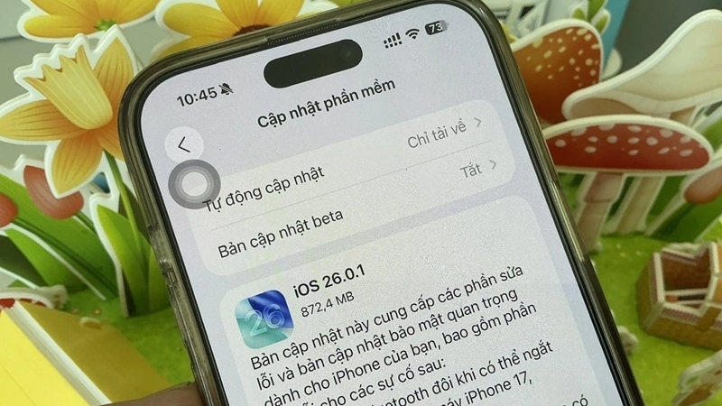 Cập nhật ngay iOS 26.0.1 để sửa loạt lỗi trên iPhone