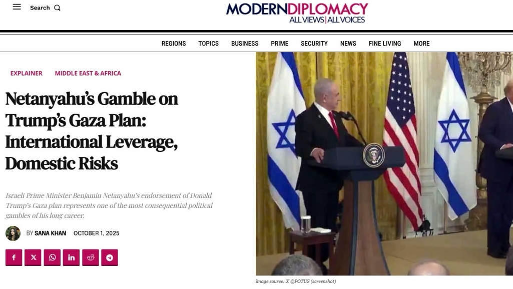 Kế hoạch hòa bình Gaza của Mỹ: Thế lưỡng nan của Thủ tướng Israel