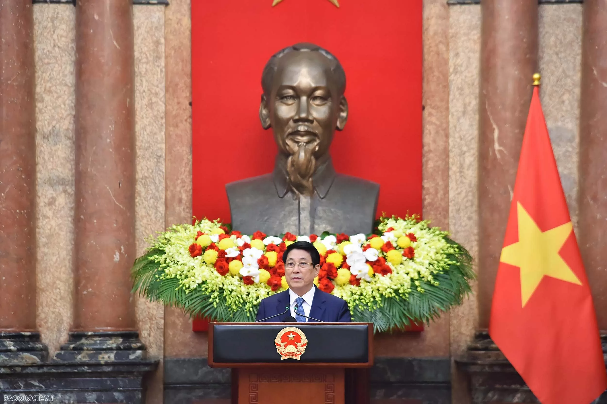 Chủ tịch nước Lương Cường tiếp các Đại sứ nước ngoài trình Quốc thư Chủ tịch nước Lương Cường tiếp Đại sứ các nước trình Quốc thư