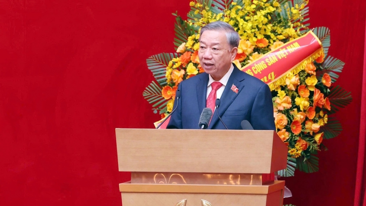 phat bieu chi dao cua tong bi thu tai dai hoi dang bo cong an trung uong lan thu viii nhiem ky 2025 2030