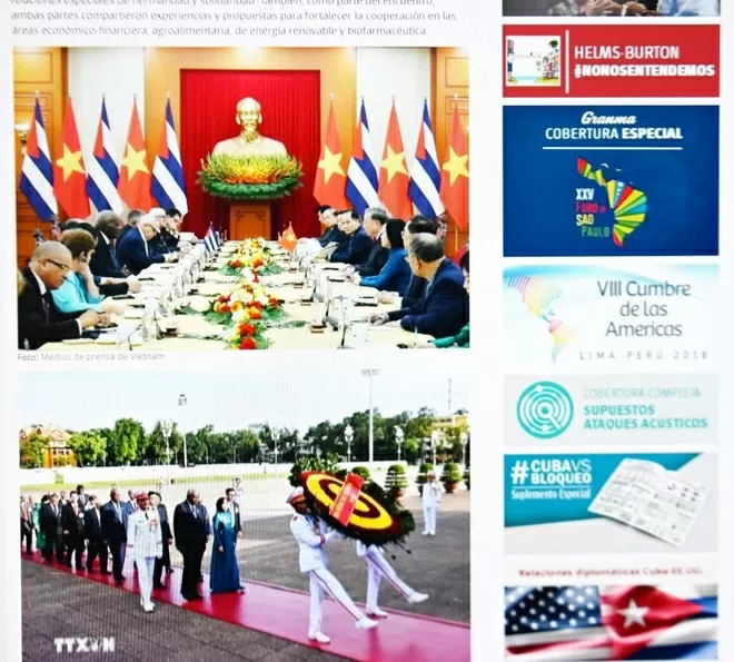 Truyền thông Cuba nêu bật tầm quan trọng của chuyến thăm Việt Nam của Chủ tịch Quốc hội Cuba