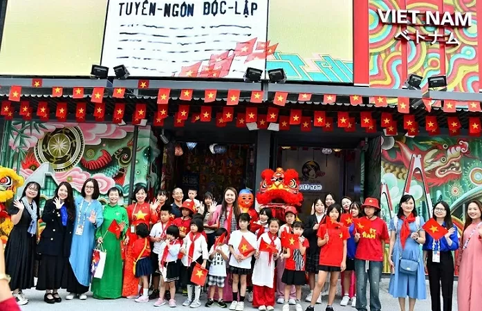 Trung thu sum vầy tại Nhà Triển lãm Việt Nam ở EXPO 2025 Trung thu sum vầy tại Nhà Triển lãm Việt Nam ở EXPO 2025