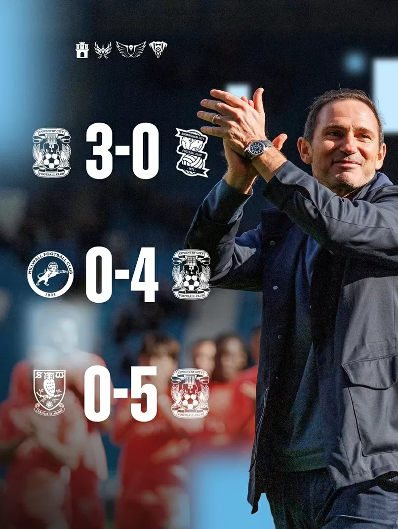 Khởi đầu hơn mơ, Coventry của HLV Lampard lập kỳ tích