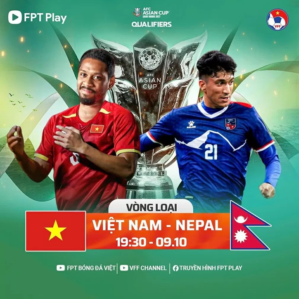 Nhận định bóng đá, dự đoán trận đấu Việt Nam vs Nepal: Khi áp lực được tháo gỡ