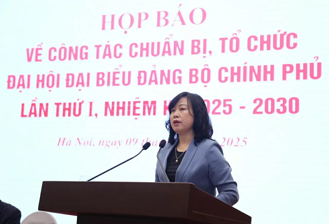 Bộ trưởng Đào Hồng Lan khẳng định chính sách an sinh xã hội không chỉ là nền tảng, mà còn là động lực cho phát triển, tạo đồng thuận xã hội và là nguồn sức mạnh để đất nước vượt qua mọi khó khăn, thử thách. (Ảnh: Thành Long)