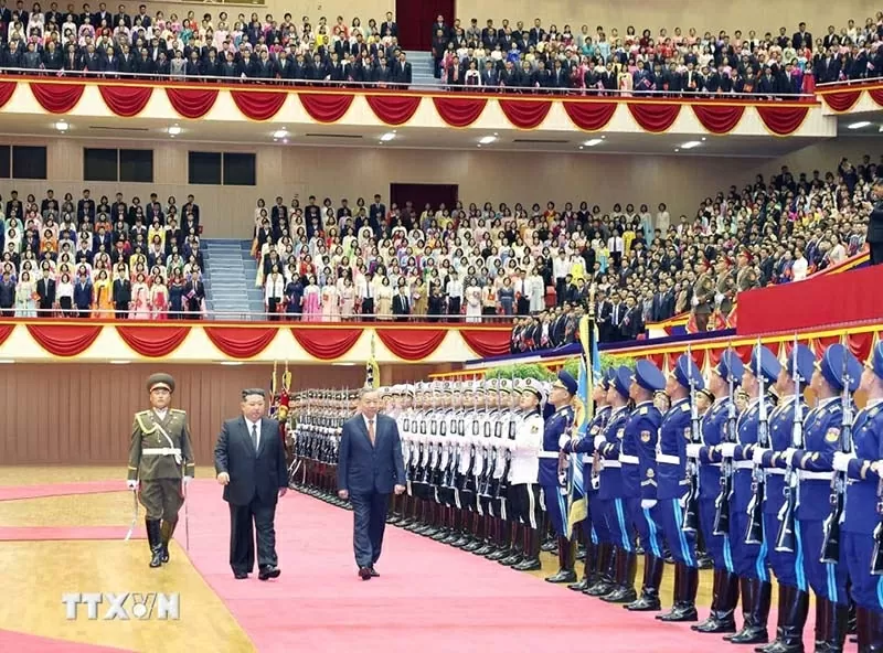 Lễ đón Tổng Bí thư Tô Lâm thăm cấp Nhà nước Cộng hòa Dân chủ Nhân dân Triều Tiên Lễ đón Tổng Bí thư Tô Lâm thăm cấp Nhà nước Cộng hòa Dân chủ Nhân dân Triều Tiên
