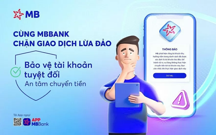 Bộ giải pháp App Protection trên App MBBank được thiết kế như một lớp bảo vệ tiên tiến trong hệ thống an ninh ngân hàng, đóng vai trò quan trọng trong việc bảo vệ thông tin cá nhân của khách hàng. Bộ giải pháp App Protection trên App MBBank được thiết kế như một lớp bảo vệ tiên tiến trong hệ thống an ninh ngân hàng, đóng vai trò quan trọng trong việc bảo vệ thông tin cá nhân của khách hàng.