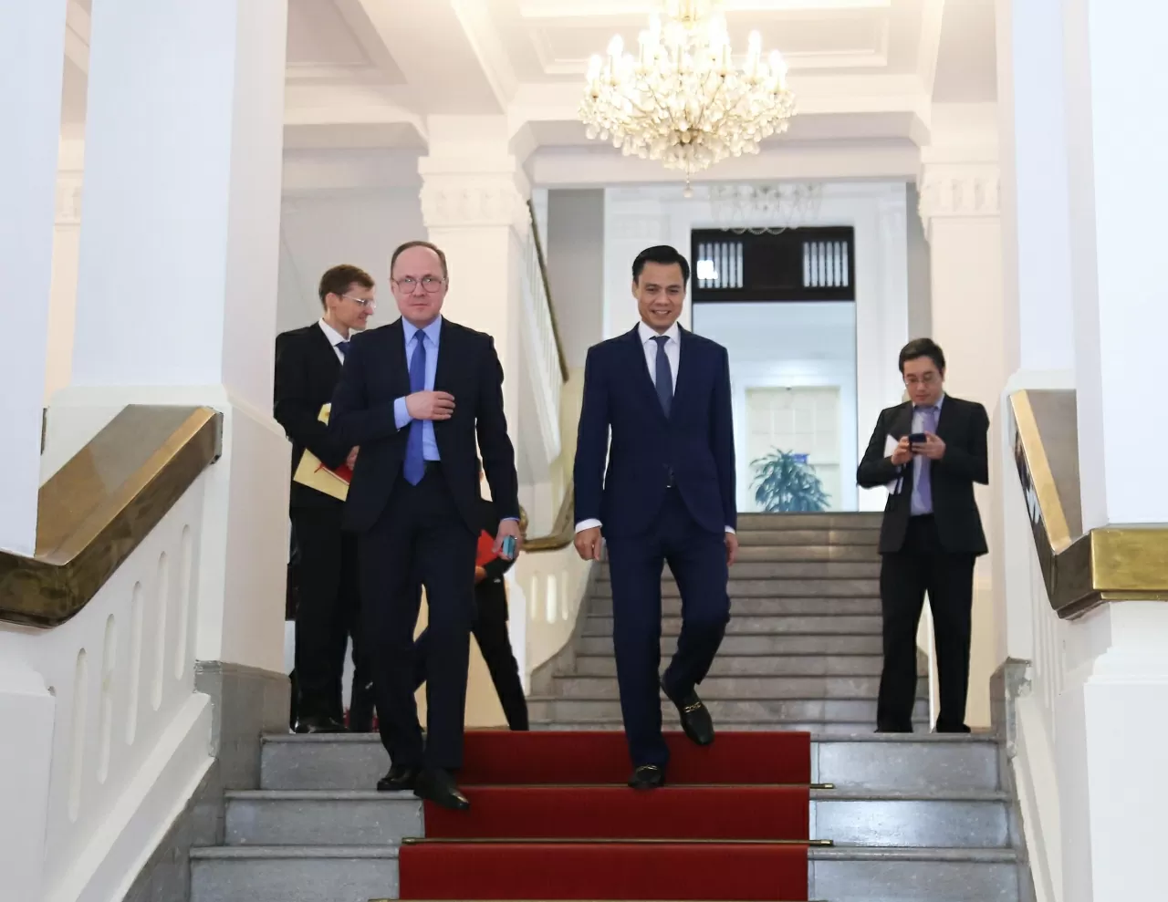 Thứ trưởng Ngoại giao Đặng Hoàng Giang: Việt Nam sẵn sàng phối hợp chặt chẽ với Nga tại Liên Hợp Quốc. (Ảnh: Thành Long) Thứ trưởng Ngoại giao Đặng Hoàng Giang: Việt Nam sẵn sàng phối hợp chặt chẽ với Nga tại Liên Hợp Quốc. (Ảnh: Thành Long)