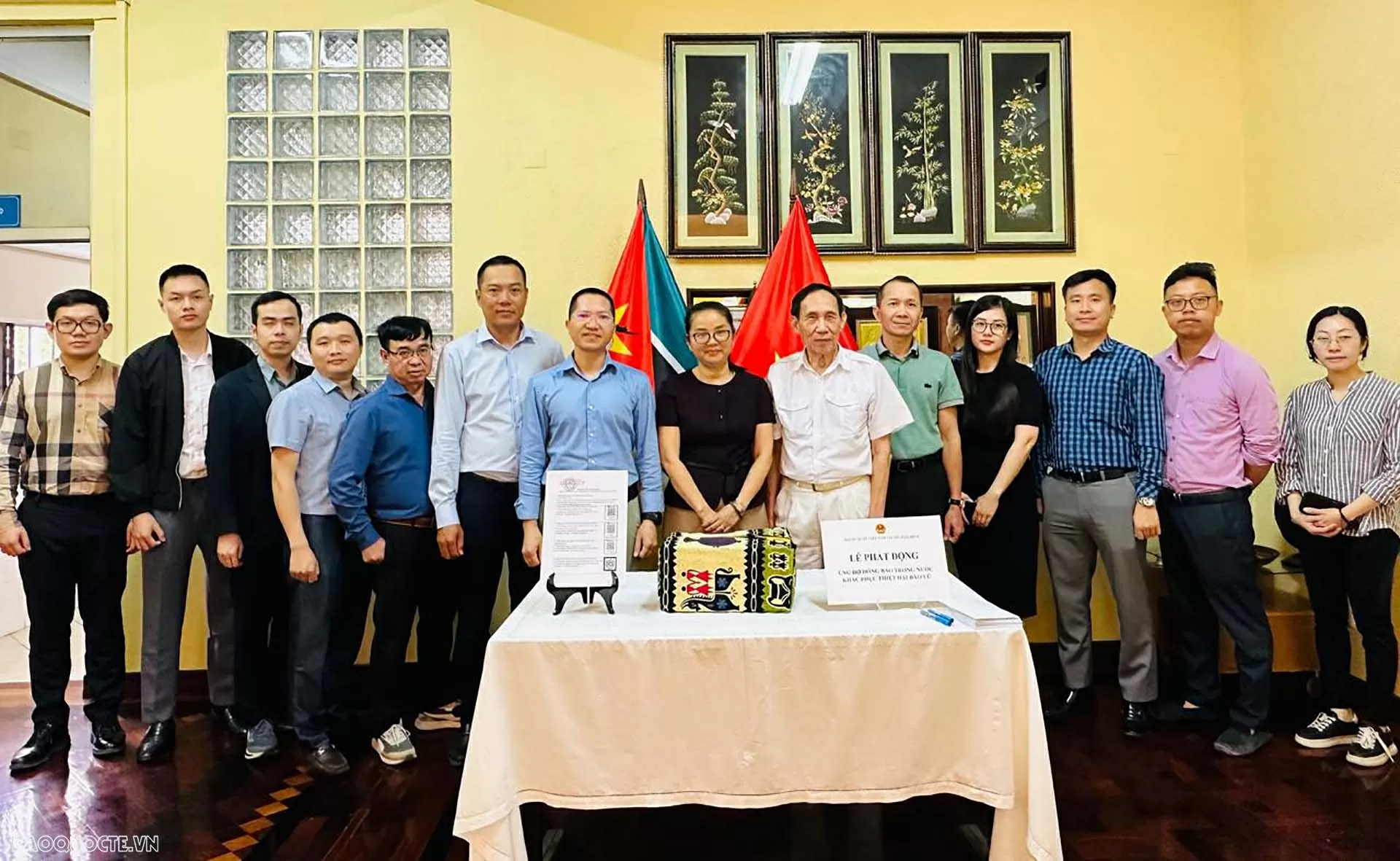 Đại sứ quán Việt Nam tại Mozambique phát động ủng hộ đồng bào trong nước khắc phục thiệt hại do bão lũ