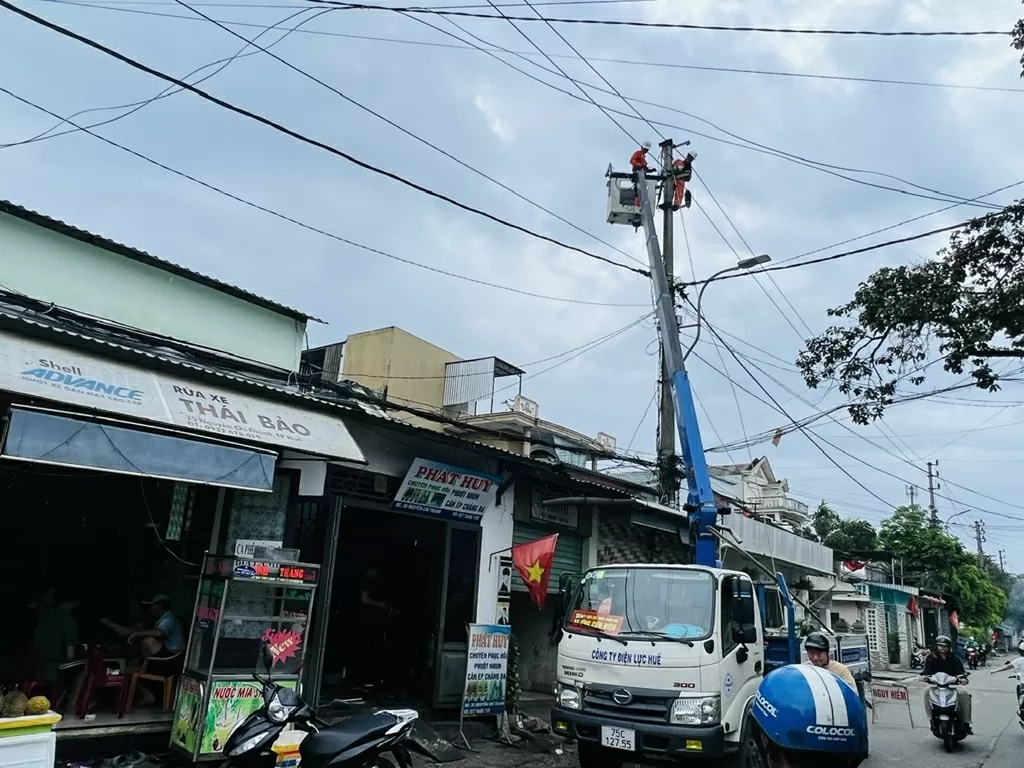 Lịch cúp điện TP. Huế hôm nay ngày 12/10/2025
