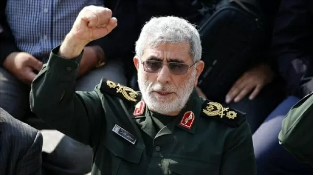 Tư lệnh Lực lượng Quds của Iran Esmail Qaani. Ảnh Yenisafak