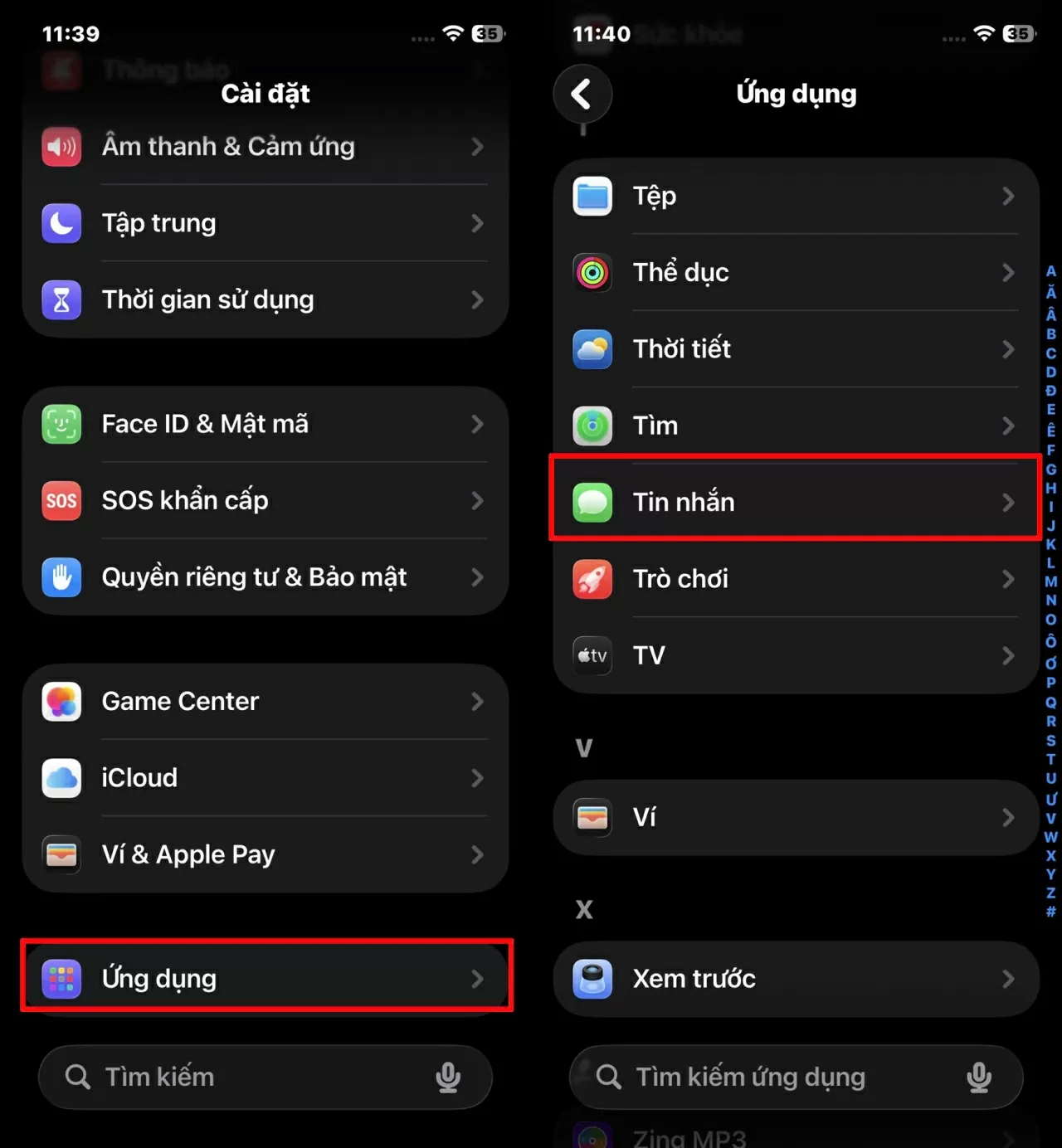 Trước tiên, hãy mở ứng dụng Cài đặt trên iPhone của bạn.