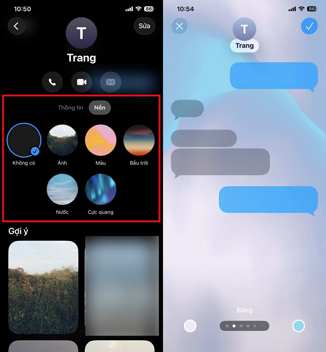 Tại đây, bạn sẽ thấy nhiều hình nền được Apple thiết kế sẵn.