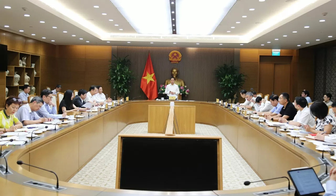Toàn cảnh buổi làm việc. (Ảnh: Thành Long)