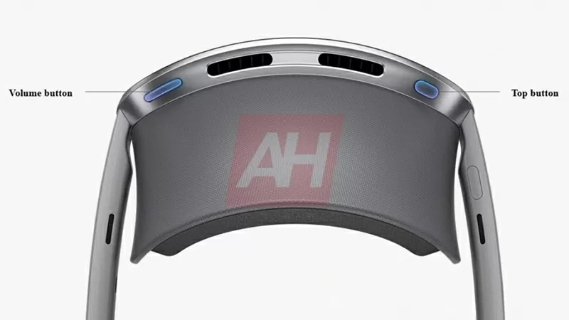 XR Project Moohan được trang bị nút nguồn và nút điều chỉnh âm lượng ở phía trên cùng. XR Project Moohan được trang bị nút nguồn và nút điều chỉnh âm lượng ở phía trên cùng.