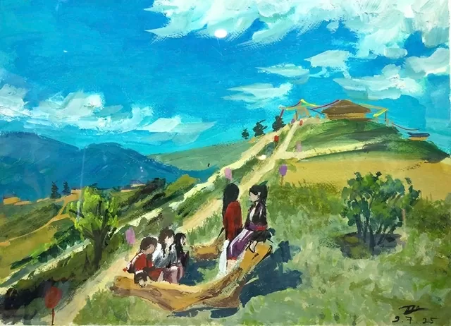 Mộng sắc- Tình yêu thiên nhiên, đất nước qua lăng kính của nhóm bạn trẻ yêu hội họa