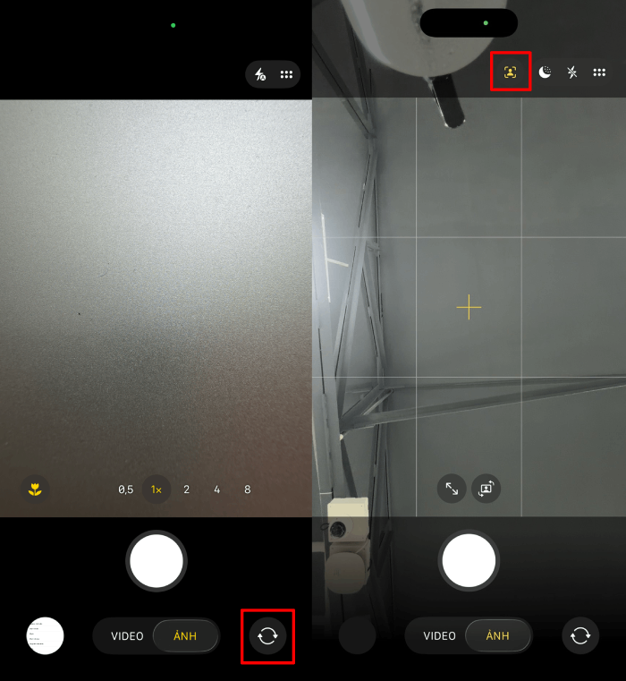 Mở ứng dụng Camera. Mở ứng dụng Camera.
