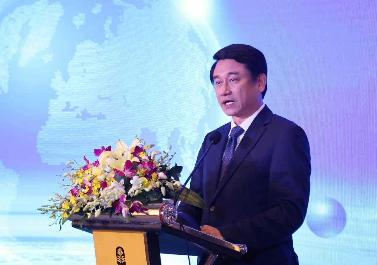 Thứ trưởng Lê Anh Tuấn, mục đích của việc tổ chức Hội thảo quốc tế ngày hôm nay để được trao đổi và lắng nghe ý kiến các nhà khoa học, các tập đoàn công nghệ, trường đại học, viện nghiên cứu, đại diện của các cơ quan chính phủ đến từ các trung tâm phát triển khoa học, công nghệ hàng đầu thế giới. (Ảnh: Thành Long) Thứ trưởng Lê Anh Tuấn, mục đích của việc tổ chức Hội thảo quốc tế ngày hôm nay để được trao đổi và lắng nghe ý kiến các nhà khoa học, các tập đoàn công nghệ, trường đại học, viện nghiên cứu, đại diện của các cơ quan chính phủ đến từ các trung tâm phát triển khoa học, công nghệ hàng đầu thế giới. (Ảnh: Thành Long)