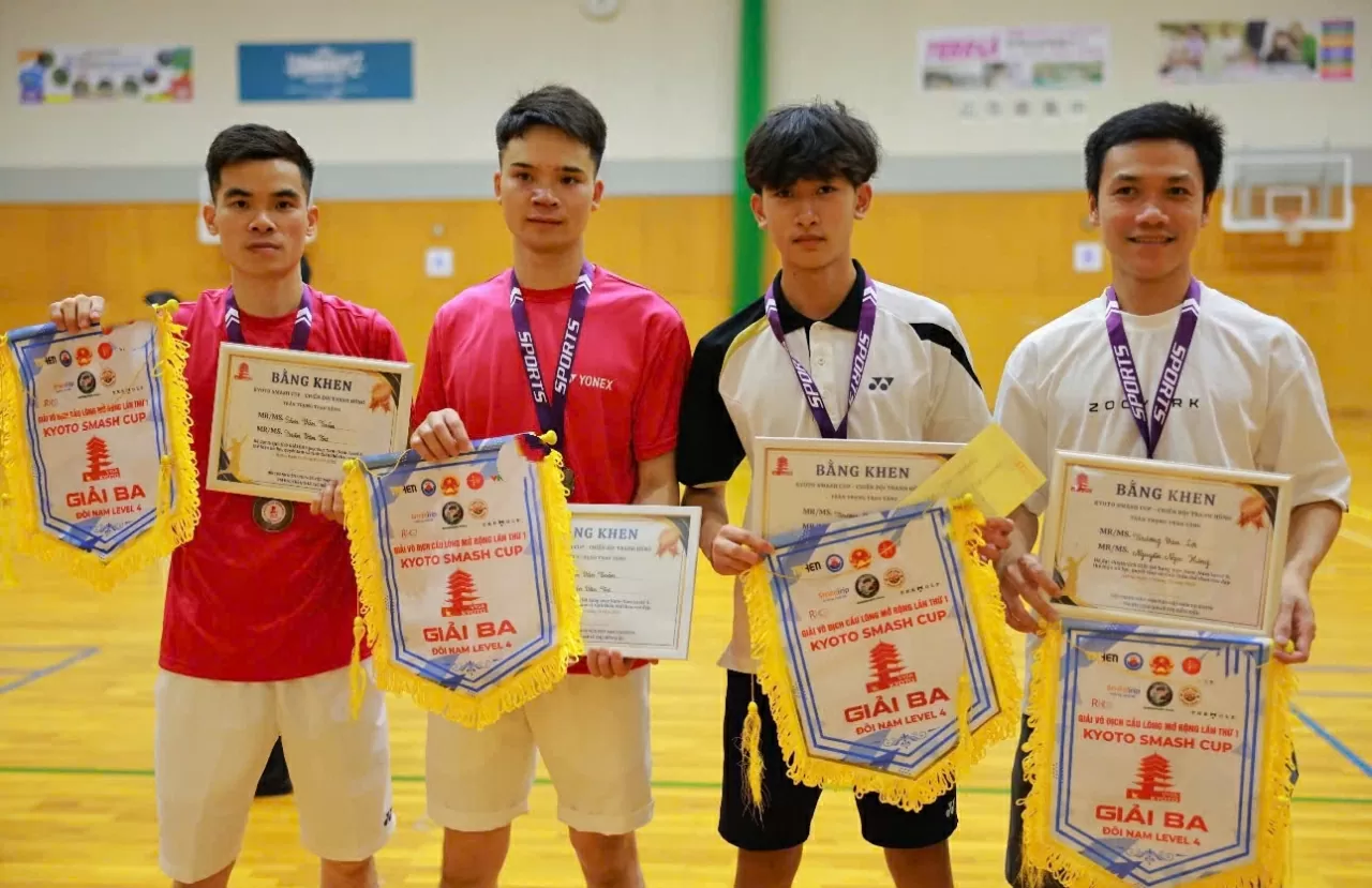 Khai mạc giải cầu lông đồng đội Kyoto Smash Cup 2025 – Chiến đội tranh hùng